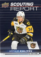 2018/19 Upper Deck CHL Scouting Report (#SR07) - ARTHUR KALIYEV