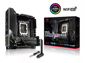 ASUS ROG STRIX Z690-I GAMING WIFI Intel LGA 1700 ITX DDR5 Motherboard, PCIe 5.0, - Picture 1 of 1