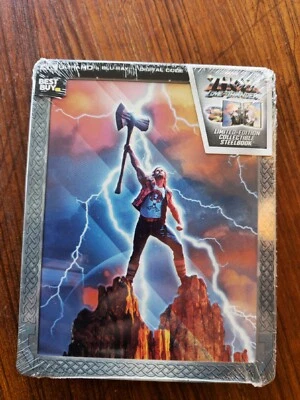 Thor Love & Thunder 4K UltraHD Steelbook New Sealed Ships In Box - Image 1 of 2