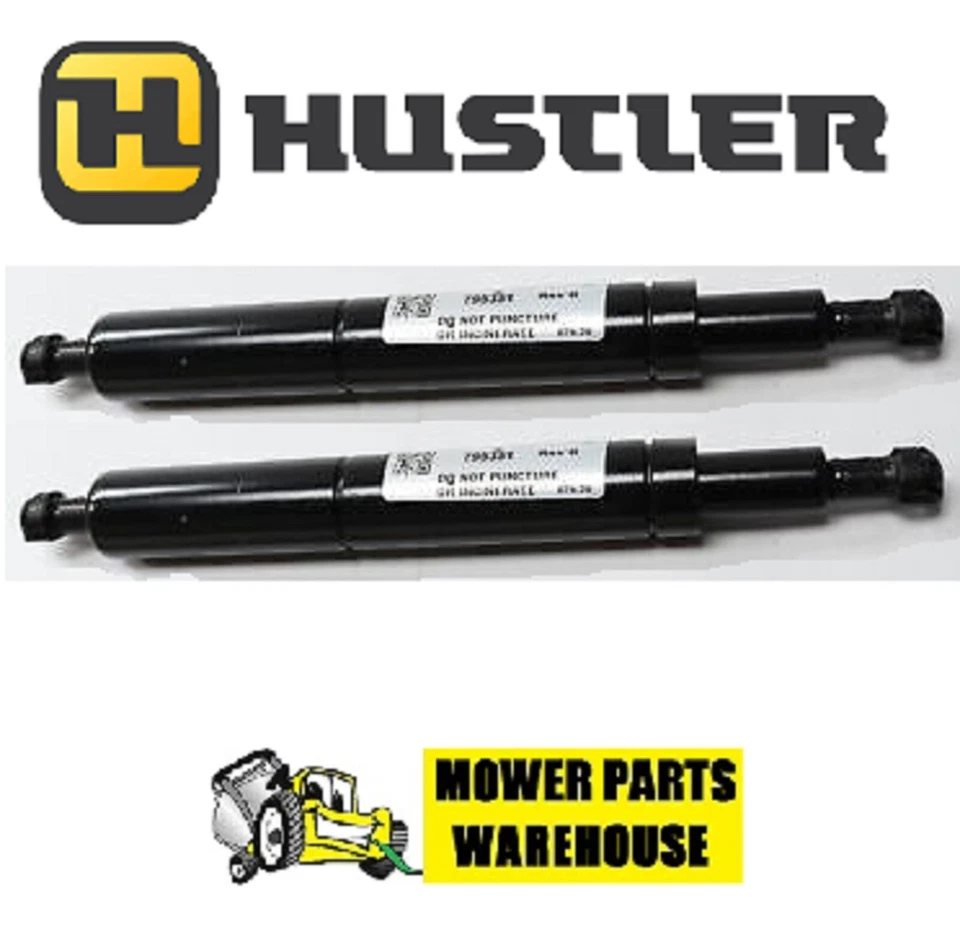 2 NUEVOS AMORTIGUADORES AMORTIGUADORES DE DIRECCIÓN ORIGINALES OEM HUSTLER CORTACÉSPED 795351 ALTA RESISTENCIA Foto 1 de 1