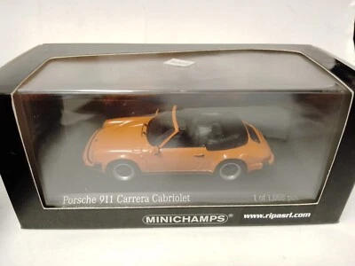 Minichamps Porsche 911 Carrera Cabriolet Naranja 1983 1/43 430062038 - Imagen 1 de 3