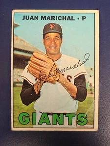 1967 Topps Baseball Card #500 Juan Marichal Giants Low Grade G/F/P - Picture 1 of 2