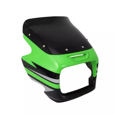 Para KAWASAKI 1997-2004 ZRX1100 ZRX1200 Carenado superior Capucha Parabrisas Nariz Foto 1 de 4