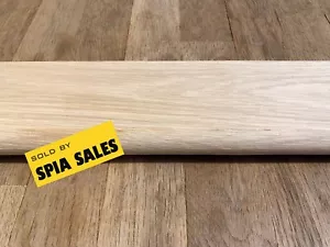 White Oak Bullnose Stair Tread/Landing 3-1/2”x1”x3/4" 36" long - USA made - NEW! - Picture 1 of 3