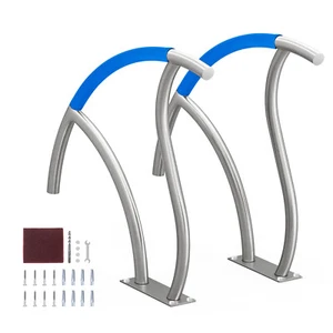 VEVOR Pool Handrail 2 PCS 30x30in Stainless Steel with Base Plate for Spas - Picture 1 of 12