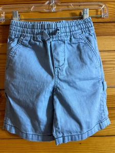 Hanna Andersson Denim Jean Shorts with Pockets Boys Drawstring Size 110 ( 5 ) - Picture 1 of 2