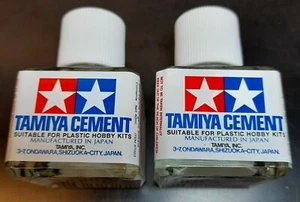 2xTAMIYA 87003 Liquid Cement 40ml for Airfix and other plastic models kits. - Picture 1 of 2