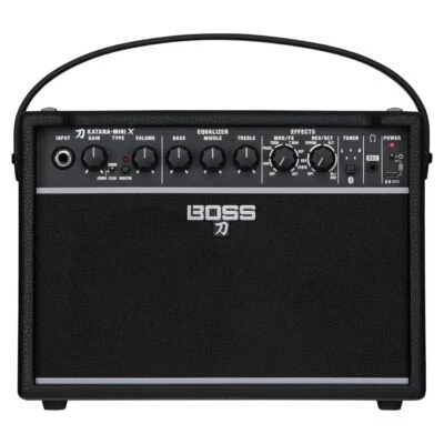 BOSS Katana Mini X 10W 1 x 5 Inch Black Portable Guitar Amplifier - Image 1 of 4