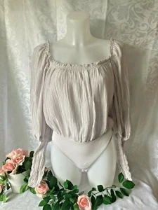 Free People Intimate Backdrop Damen Body Gr. XS in Grau Neu Kostenloser Versand! - Bild 1 von 5