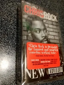 VINTAGE Chris Rock Roll With The New CASSETTE 1997 Dreamworks COMEDY New Sealed - Picture 1 of 5