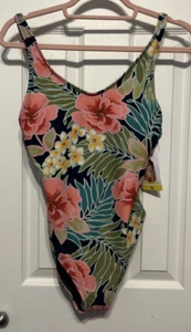 Hurley Tropical Floral One Piece UPF 50+ Swimsuit Size S NWT - Picture 1 of 10