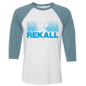 Rekall: For The Memory Of A Lifetime 3/4 Sleeve Baseball Tee Mens Raglan T-Shirt - Picture 1 of 1