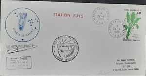 (ATF-201) TERRITORIOS FRANCESES DEL SUR/ANTÁRTICO 1986 cubierta XXIIIe Misión Crozet - Imagen 1 de 1