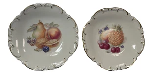 Vintage 2er Set Schumann Bavaria Germany Obst Design Teller 7 1/2 ” - Bild 1 von 3