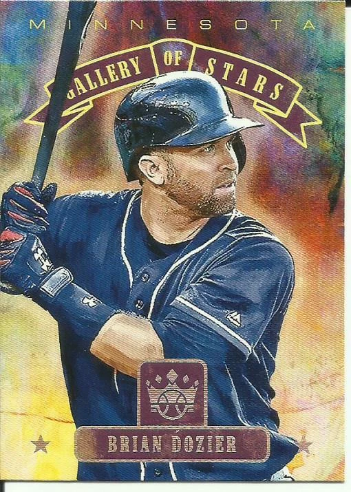 2018 Diamond Kings Gallery of Stars Brian Dozier card # GS8 Minnesota Twins - Image 1 of 1