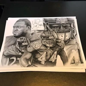 Lot Of 22 Vonta Leach Signed Autographed Huge 18x24 Photos Baltimore Ravens JSA - Picture 1 of 5