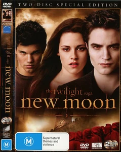 The Twilight Saga: New Moon DVD (Region 4) VGC Two Disc Special Edition - Picture 1 of 3