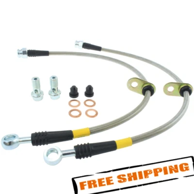 StopTech Stainless Steel Front Brake Line Kit for 06-14 Honda Ridgeline - Image 1 of 3