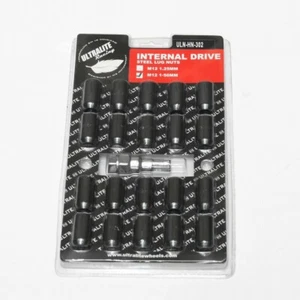 20x M12x1.5 NEGRO RUEDA MOTRIZ INTERNA TUERCAS AFINADORAS SEGURIDAD Y3366 - Imagen 1 de 1