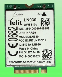Dell DW 5810e 0NRR39 Telit LN930 LTE/DC+HSPA 4G NGFF - Bild 1 von 1