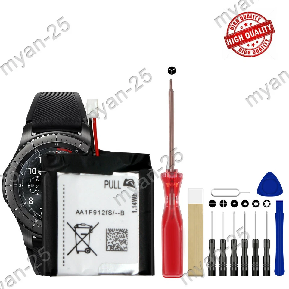 适用于三星 Galaxy Gear S R750 SM-R750 替换电池 EB-BR750ABE 工具 — 第 1/4 张图片