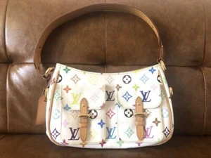 2025 Louis Vuitton Takashi Murakami LV x TM Multicolor Lodge PM Shoulder Bag JP - Picture 1 of 10