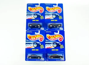 Hot Wheels Lot of 4 BMW 850i Blue 1991 Vintage Collector 255 - Picture 1 of 4