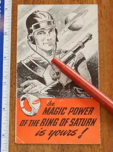 RARE ORIGINAL 1946 POST CEREAL - BUCK ROGERS RING OF SATURN INSTRUCTION MANUAL - Picture 1 of 3