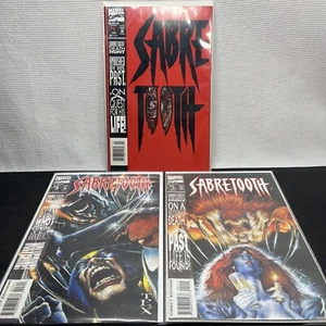 SABRETOOTH DEATH HUNT #1 2 3 1993 1ST SABRETOOTH SOLO SERIES High Grade - Picture 1 of 1