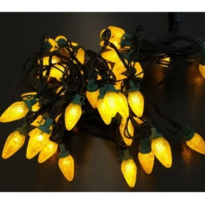 50er LED Motif Holiday Lights Party Lights Christmas Pinecone Yellow Light - Image 1 of 4