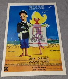 Affiche Film - Le Gendarme De St-Tropez - Louis De Funès - 32x45 cm -Neuve - Imagen 1 de 1