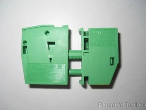 New Weidmuller Feed Through Terminal, WGK 10 GN/YE, 500V, Green, 1936500000 - Picture 1 of 4