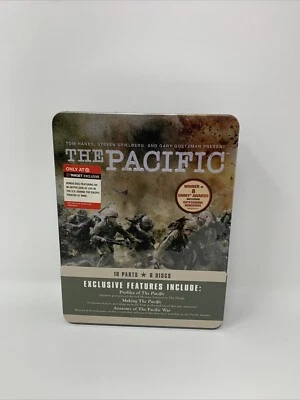The Pacific  (Target Exclusive Collector's Tin)  DVD + Bonus Disc - NEW & Sealed - Image 1 of 4