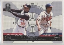 2000 Pacific Omega MLB Generations Ken Griffey Jr Andruw Jones #9 HOF