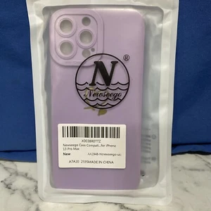 iPhone 13 Pro Max Protective Case- Purple w/Gold Hearts. - Picture 1 of 2