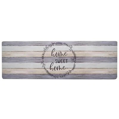 Home Sweet Home Modern Farmhouse Runner Anti-Fatigue Kitchen Mat 17.5x55 In - Image 1 of 4