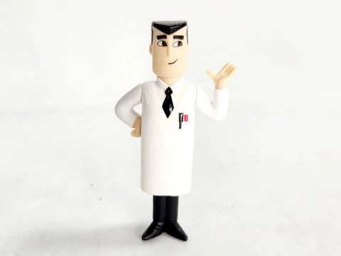 2016 Professor Utonium Powerpuff Girls Plastic 3.5" Spin Master Action Figure Cover