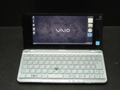 Vaio Type-P VGN-P90HS Laptop SSD 128GB RAM 2GB Intel Atom CPU Z540 Win10 Pro - Image 1 of 4