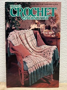Vintage 1990 Annie's Crochet Newsletter Craft Book # 43 - Imagen 1 de 7