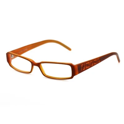 Fendi Women's FF664 835 Orange/Yellow Rectangular Eyeglasses Frames  51 14 140 - Image 1 of 4