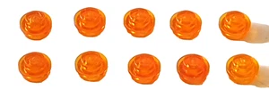 Lego  10x runde Platte - 1x1 - trans orange - 4073 - Bild 1 von 1