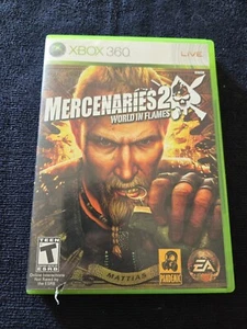 Mercenaries 2: World in Flames (Microsoft Xbox 360, 2008) with Manual - Picture 1 of 3