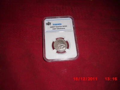2008 P US Quarter dollar ERROR - Image 1 of 3