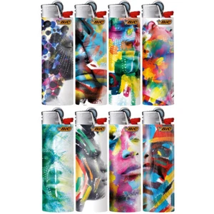 BIC MAXI Feuerzeug COLOUR FACE Limited Edition J26 Limitierte Sonderedition - Bild 1 von 6