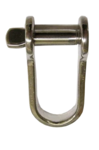 6mm EDELSTAHL MARINE STREIFEN DEE SCHÄKEL Yacht Boot Deck Seil Kette Takelage - Bild 1 von 2