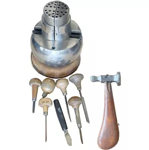 VICTOR STANDARD BLOCK GRAVIERKUGEL GEBRAUCHT FUNKTIONSTÜCHTIG MIT GRAVERS HAMMER - Bild 1 von 5