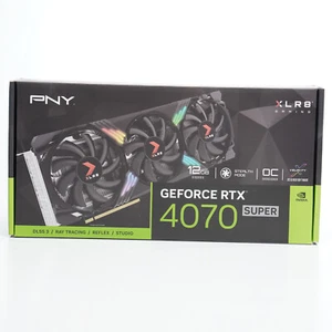 PNY GeForce RTX 4070 Super 12GB XLR8 Gaming VERTO EPIC-X RGB Overclocked TripFan - Picture 1 of 4