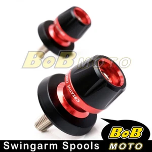 Carretes basculantes traseros deslizantes M6 rojo para Aprilia RS660 21-23 22 - Imagen 1 de 6