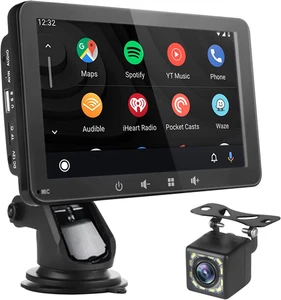 Pantalla Coche De Carplay/Android Auto Inalámbrico - Portátil Radio Coche Con Pa - Imagen 1 de 12