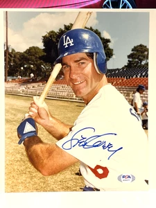 Steve Garvey Signed 8x10 Photo Dodgers 2 - PSA /Dna - Picture 1 of 2